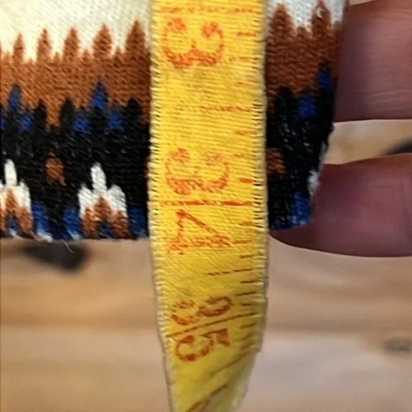 Forever 21 Geometric Print Bow‎ Back Mini Dress S/P Bodycon Boho Retro Tribal - Picture 5 of 9